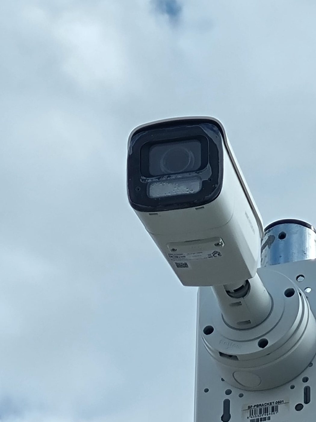 Cámara de videovigilancia en una instalación AGR